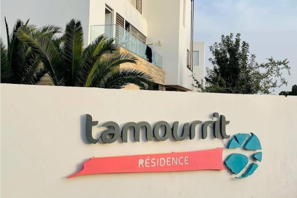 Luxurious Golf & Sea View Beach Apartment With Pool Access - Tamourrit, Taghazout Bay Екстериор снимка
