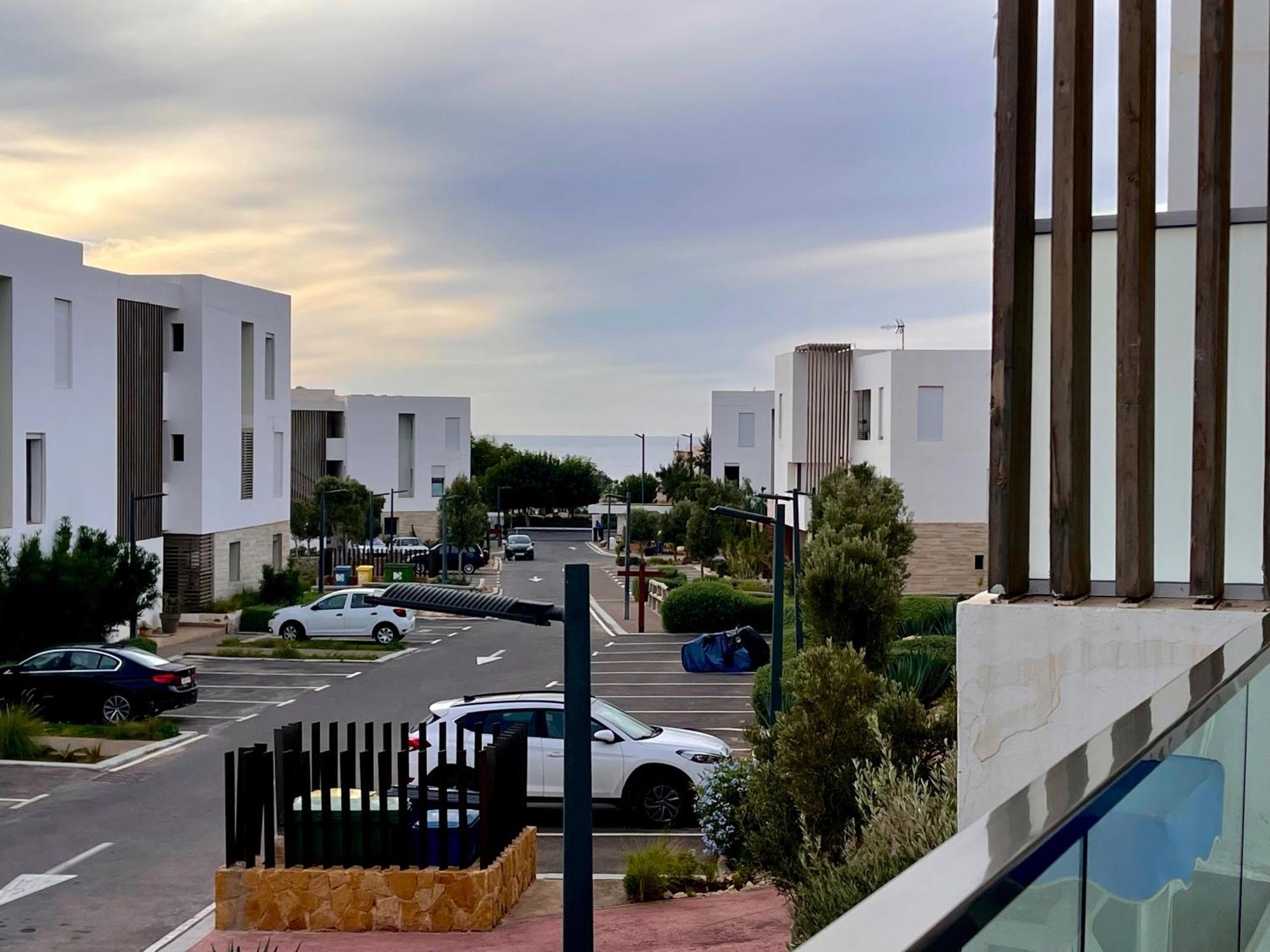 Luxurious Golf & Sea View Beach Apartment With Pool Access - Tamourrit, Taghazout Bay Екстериор снимка