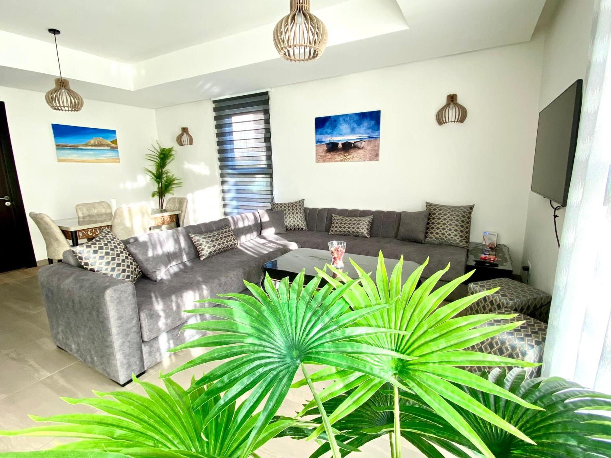 Luxurious Golf & Sea View Beach Apartment With Pool Access - Tamourrit, Taghazout Bay Екстериор снимка